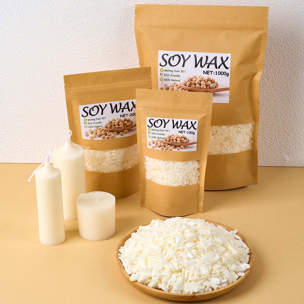 Candle Making Wax Melter - 1 libras de cera de soja