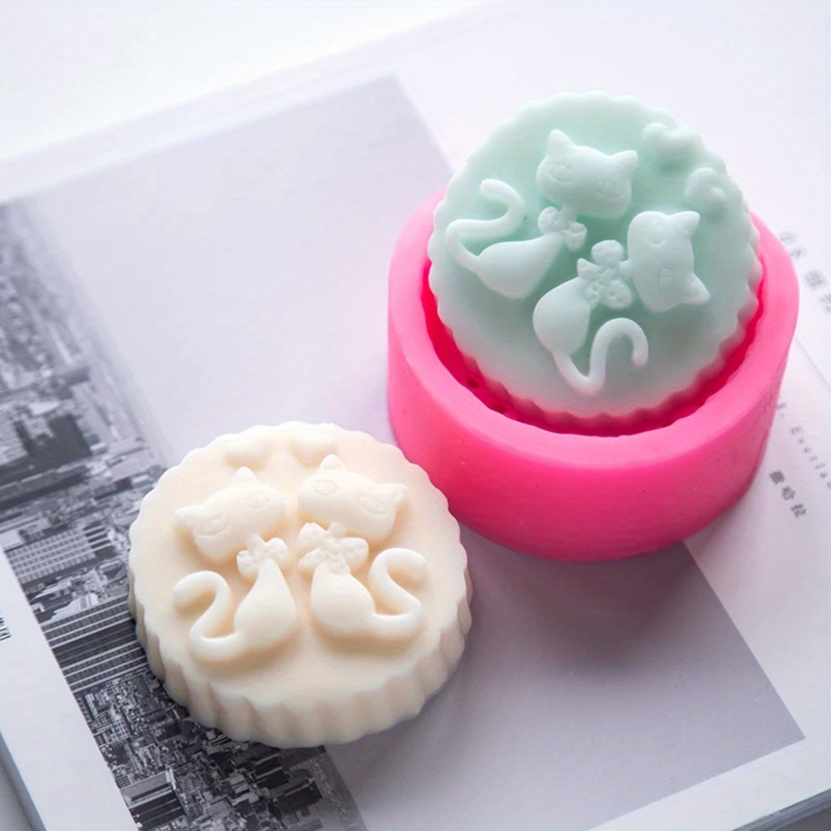 Candle Making Wax Melter - Molde de Silicone de Gato de