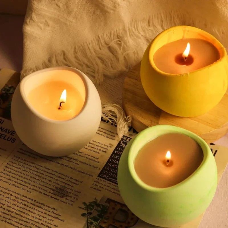 Kraft Box Candle - Molde de silicone DIY para vaso