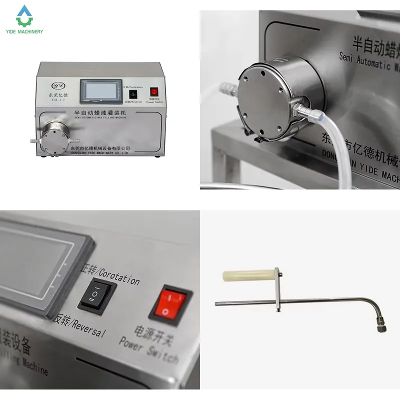 Candle Making Gel Wax - Máquina Semiautomática de Enchimento de Cera