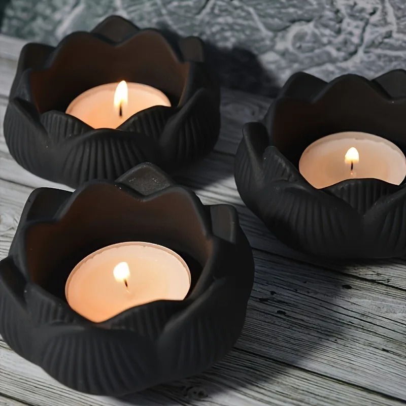 Kraft Box Candle - 1pc diy flor de lótus moldes