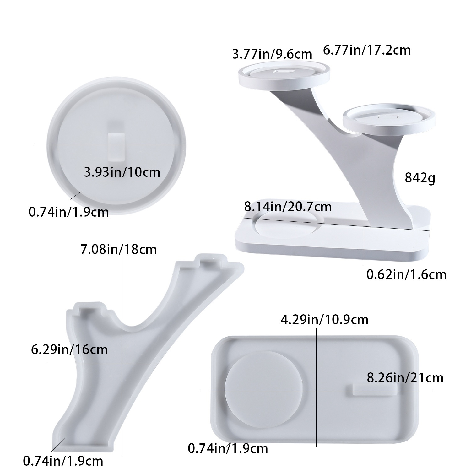Molde de silicone para resina  - Candle Making Moulds avaliação e preço