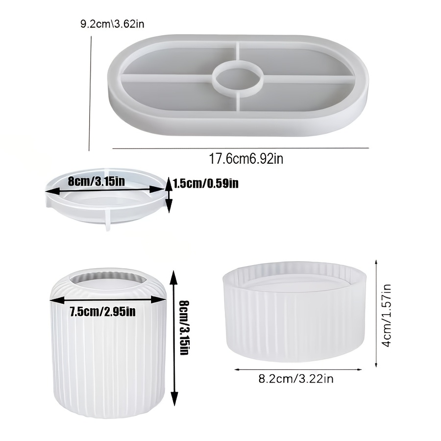 Conjunto de moldes de silicone - Kraft Box Candle avaliação e preço