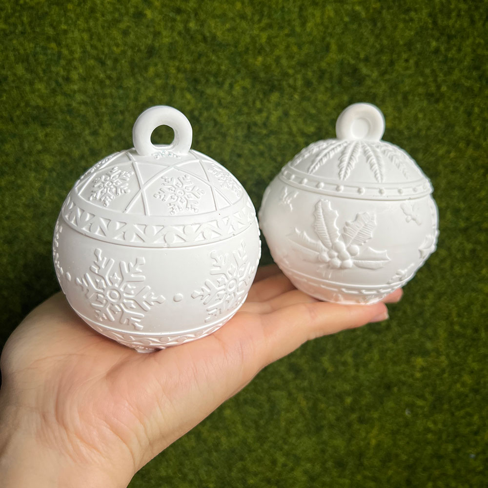 Natal bola redonda vela jar mo - Kraft Box Candle avaliação e preço