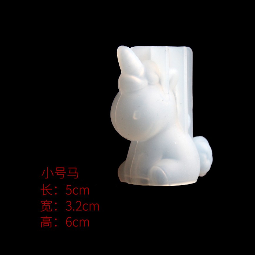 Unicórnio transparente silicon - Candle Making Moulds avaliação e preço