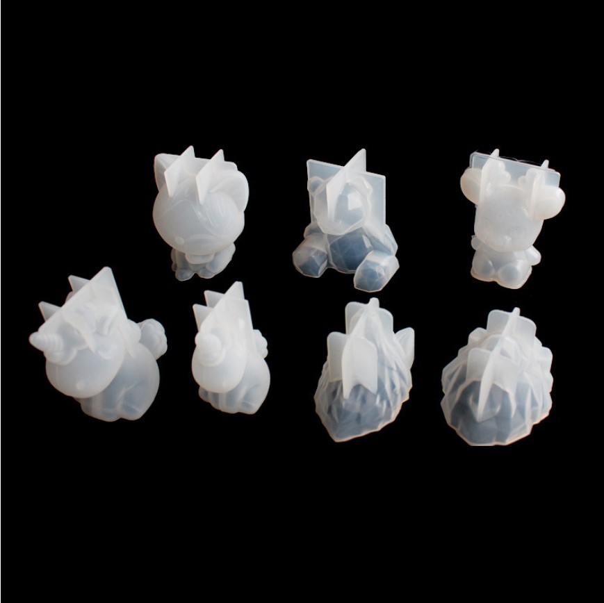 Unicórnio transparente silicon - Candle Making Moulds avaliação e preço