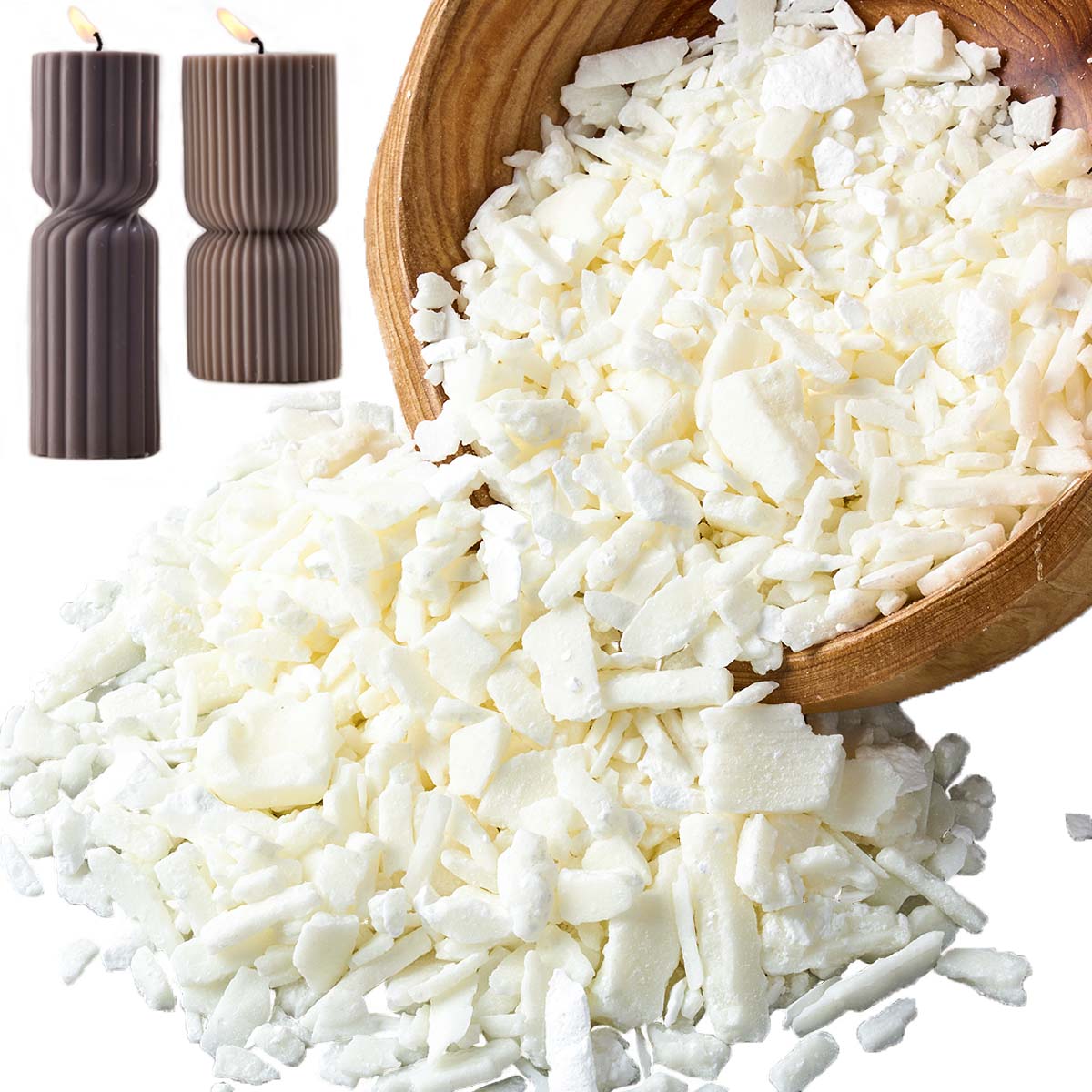 1 libras de cera de soja branc - Candle Making Wax Melter avaliação e preço