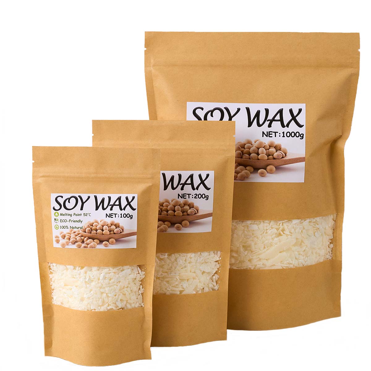 1 libras de cera de soja branc - Candle Making Wax Melter avaliação e preço