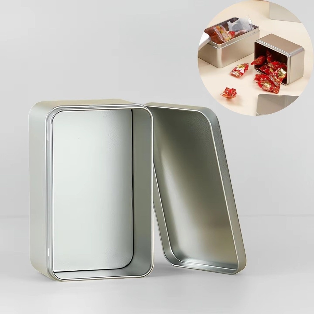 Nova Caixa de Lata de Cor Sóli - Tin Container Lid avaliação e preço