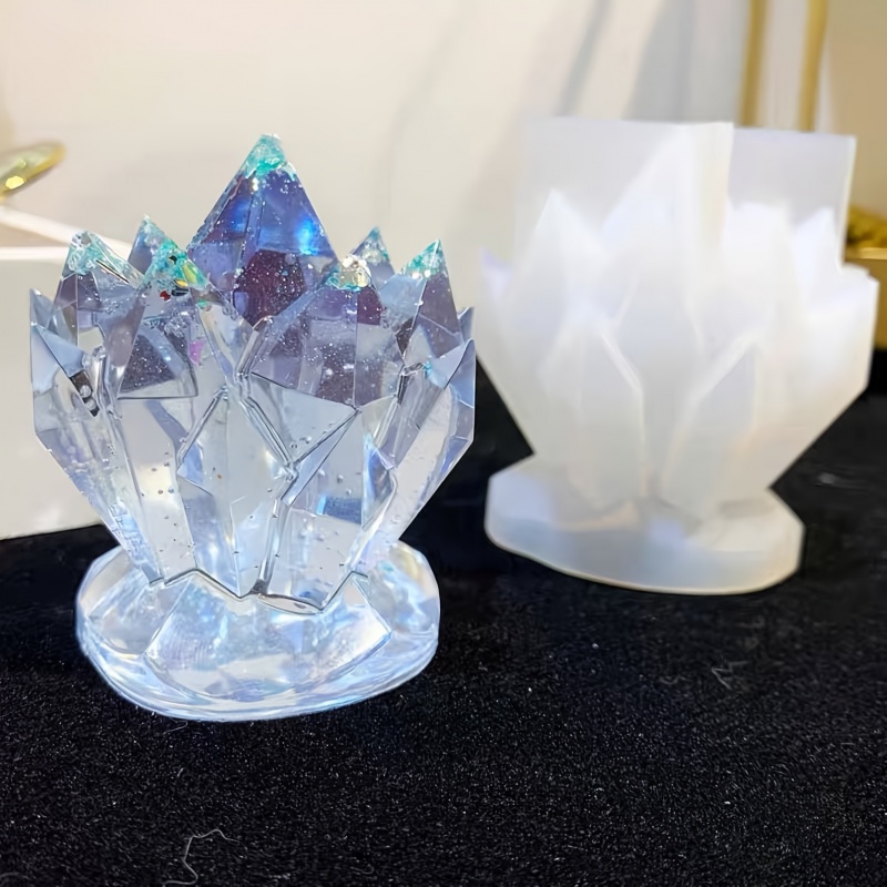 1pccristal cluster decorativo  - Candle Making Moulds avaliação e preço
