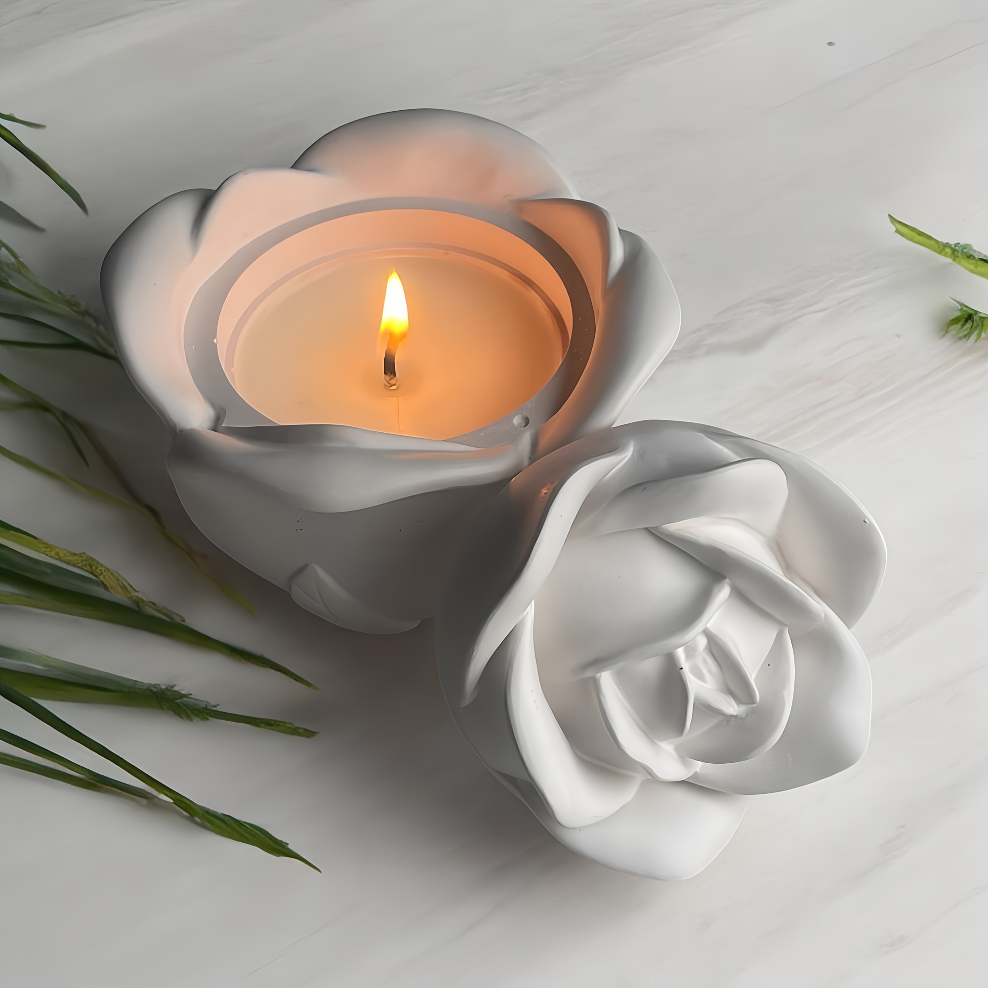 Conjunto de 2 peças de moldes  - Candle Making Moulds avaliação e preço