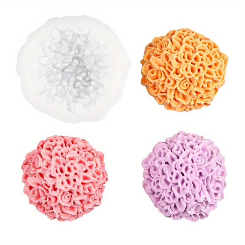 Um molde de silicone calêndula - Candle Making Moulds avaliação e preço