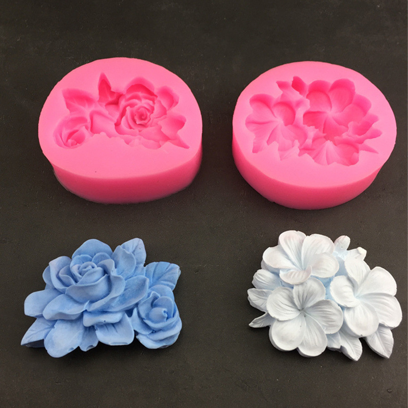 Frangipani gardênia flor molde - Candle Making Gel Wax avaliação e preço