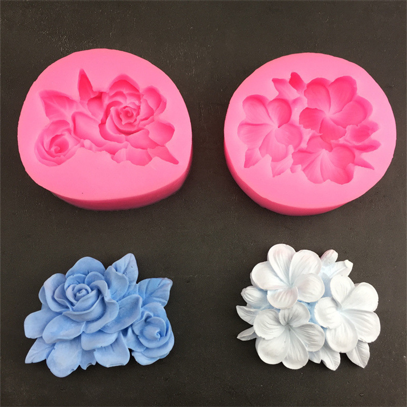 Frangipani gardênia flor molde - Candle Making Gel Wax avaliação e preço